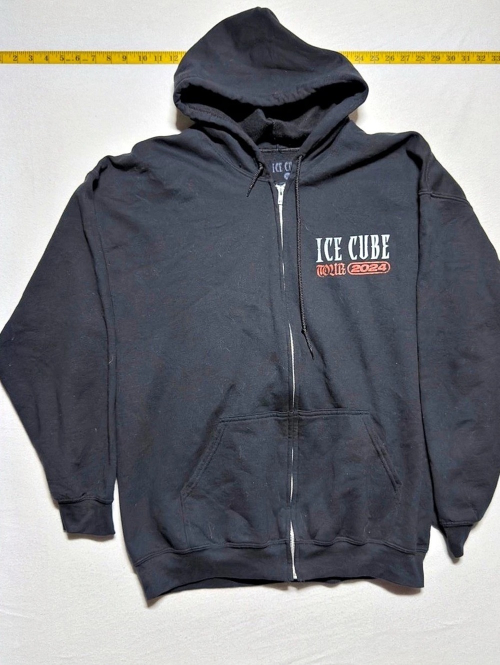 Ice Cube 2024 Tour Zip Hoodie Black XL